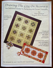 Drawing The Line On Accuracy, Corner Triangles for Quilts  Raggedy Ruth Designs