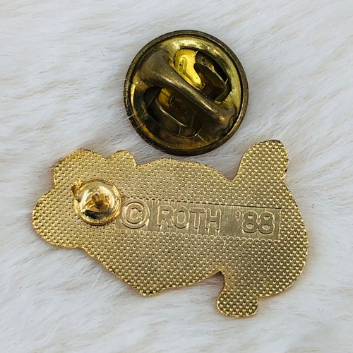 Prendedor de solapa esmaltado Roth Rat Fink vintage 1988 oficial Ed - Imagen 3 de 3