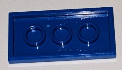 LEGO 2x4 BLUE TILE WITH ASTEROID BANK ATM STICKER PIECE PART