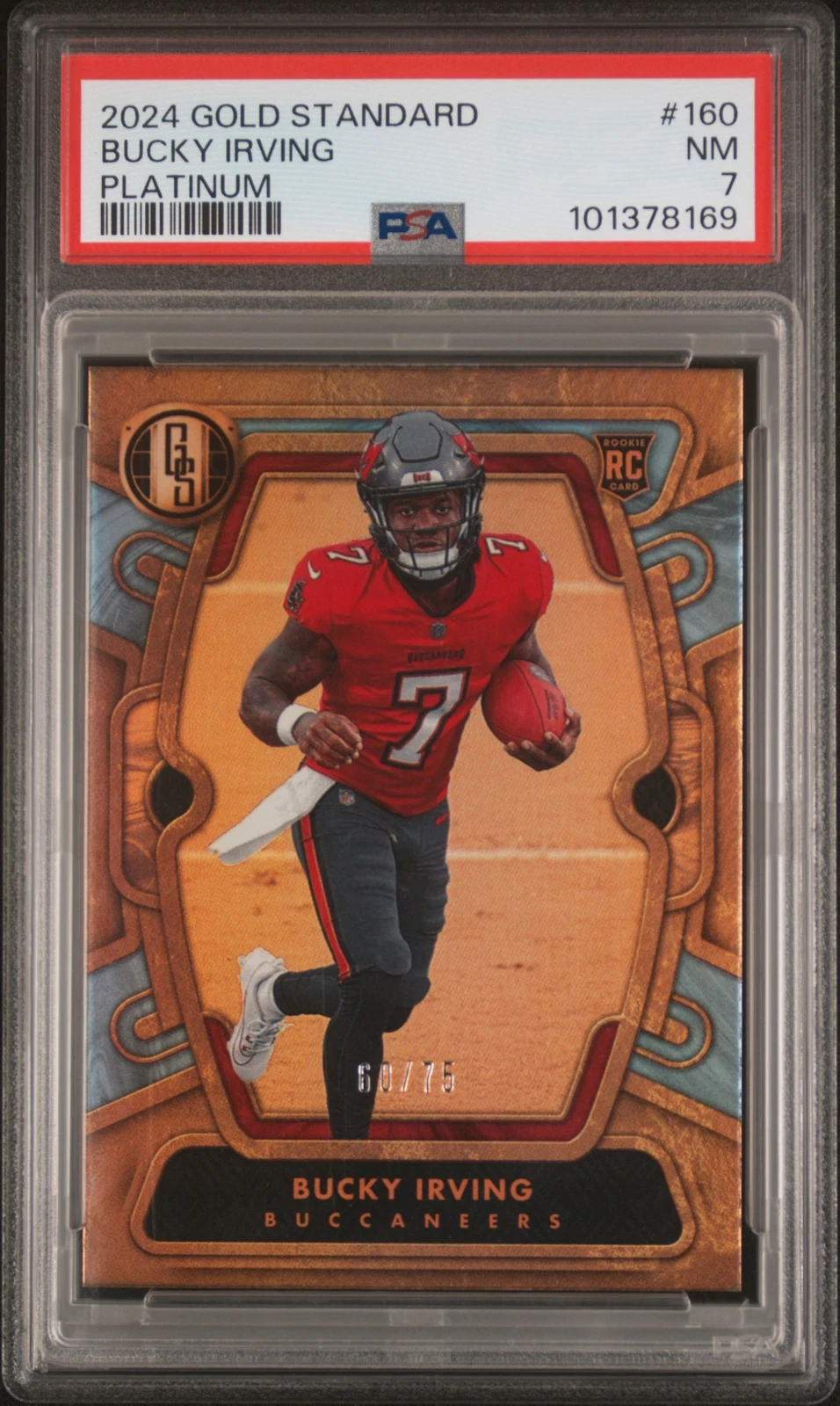 Bucky Irving Panini Gold Standard #160 Platinum