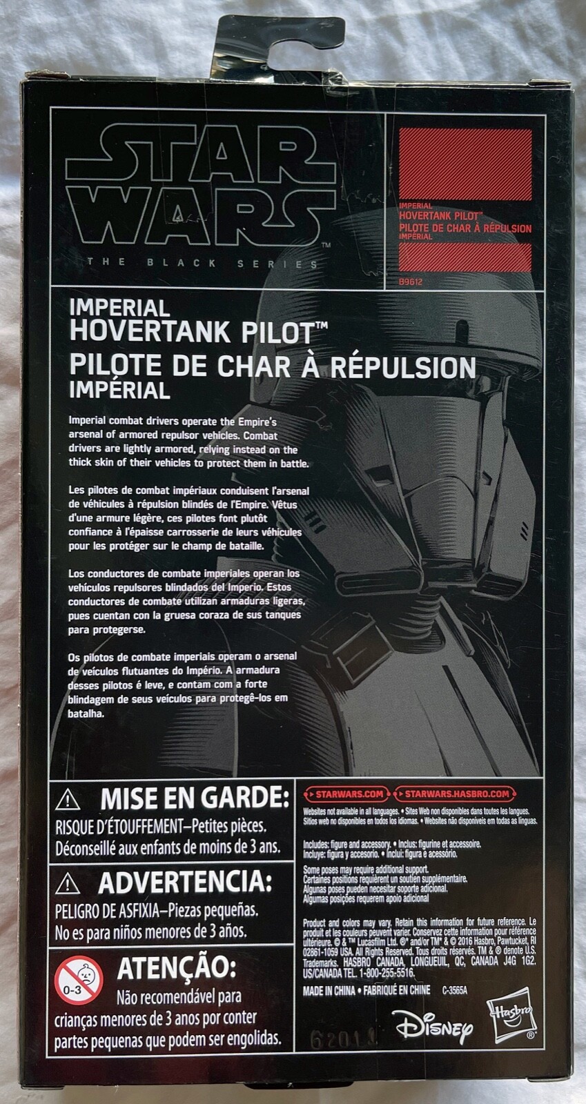 Star Wars Black Series Imperial Hovertank Pilot 6” Figure Toys R Us