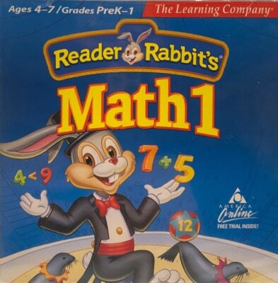 READER RABBIT'S MATH 1 V2.02 1997 +1Clk Windows 11 10 8 7 Vista XP Install