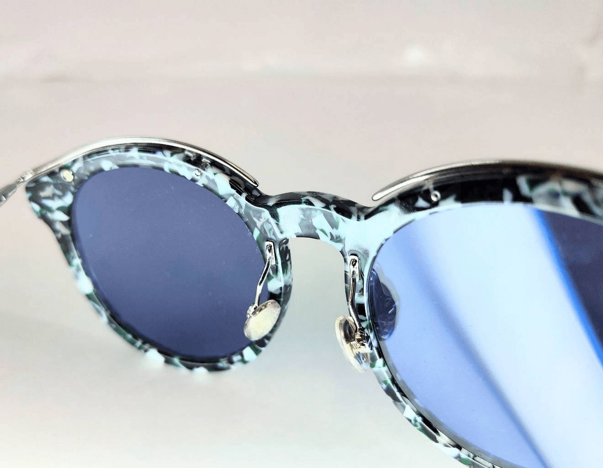 DIOR BY CHRISTIAN DIOR BLUE BLOSSOM DESIGNER SUNGLASSES NEW IN CASE/BOX/CARD 0CD001733__1100B1_000A.png main image 4