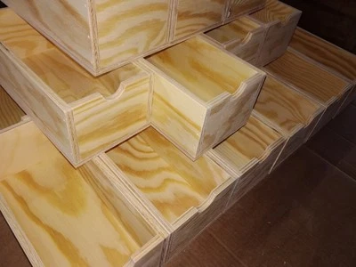 NEU Holzkisten Holzladen Schubladen Lagerkisten ca.25x12x9cm.Laden Holzboxen TOP - Bild 1 von 4