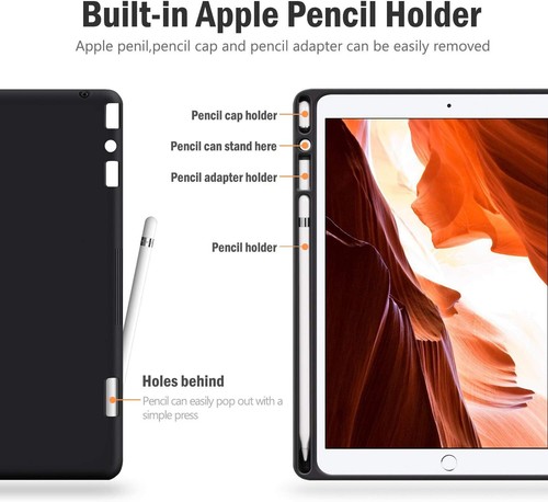 Antbox Case for iPad Pro 10.5 / Air 3 with Built-in Pencil Holder Brown - Picture 3 of 8