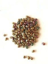 Lot of 2.5 x 5mm SuperDuo Czech Pressed Glass Seed Beads 120g - Mix