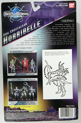 1997 Bandai Saban's Beetle Evil Crustacean Horribelle MOC