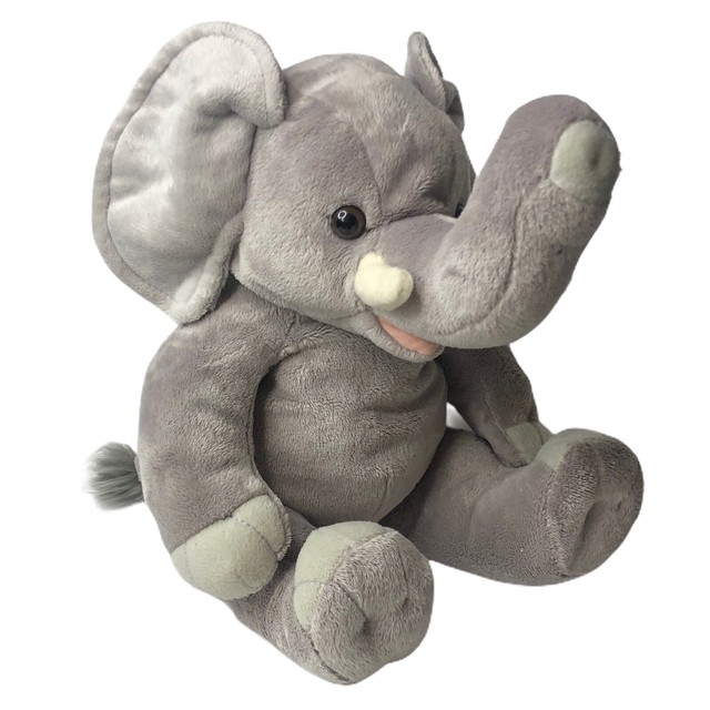 Build A Bear BAB Elephant Gray Plush Stuffed Animal 13â Toy Tusks Cute | eBay
