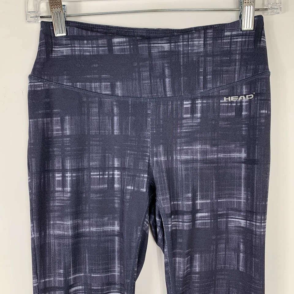 Pantalones deportivos Head para mujer talla X-pequeños tenis tiro medio púrpura recortes de pierna Foto 2 de 4