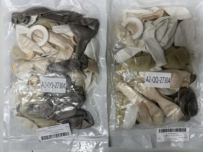 Pearl Balloons 11'' Neutral Mix White Tan Silver Party Decor Lot of 2 New