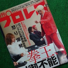 New Japan Pro Wrestling vs NOAH Weekly Pro Wrestling Magazine Rare Collectible E