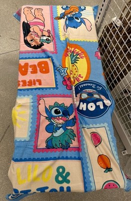 Lilo and Stitch Summer Beach Towel 100% Cotton Disney Primark exclusive