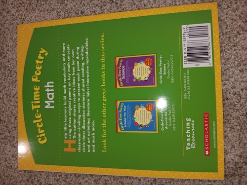 Circle Time Poetry: Around The Year/Math/scien( PreK-1) - Paperback - LIKE NEW - Picture 4 of 8