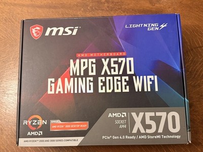MSI MPG X570 Edge WiFi Gaming Motherboard ATX, AMD, Socket AM4, DDR4