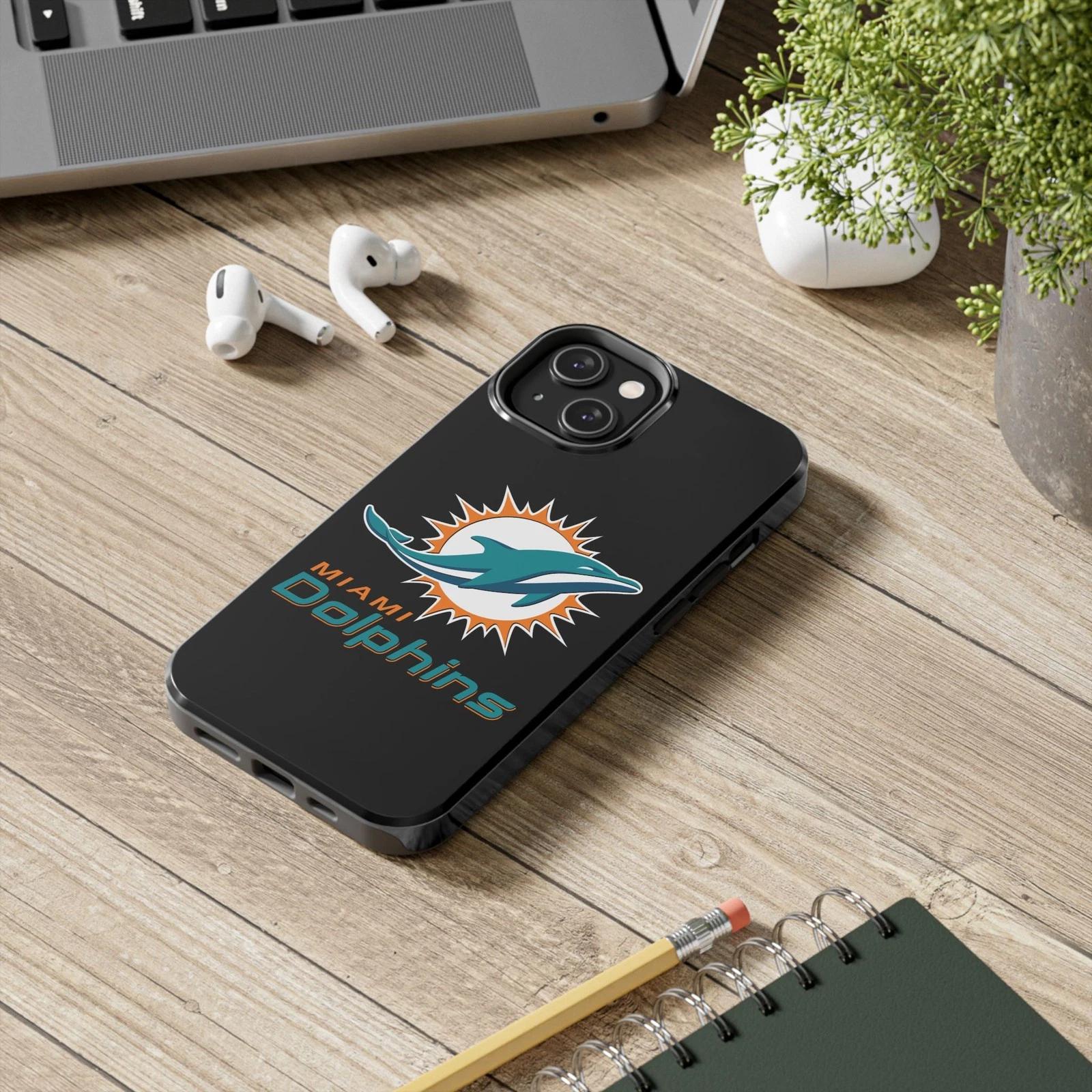 Miami Dolphins Tough Phone Case for iPhone