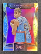 Juan Hernangomez 2016-17 Panini Select Quick Fact Jersey Purple /99 #22