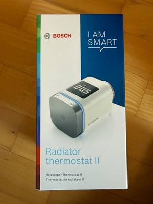 Bosch Smart Home Heizkörperthermostat II, smartes Thermostat mit App-Funktion
