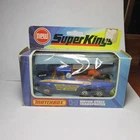 OLD DIECAST LESNEY MATCHBOX SUPERKINGS K-6 MOTOR CYCLE TRANSPORTER MADE ENGLAND