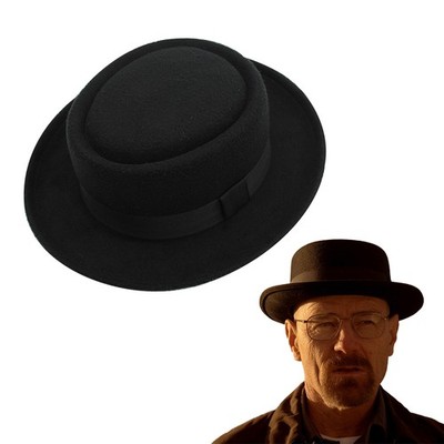 Breaking Bad Walter Hartwell White Schwarz Hut Karneval Party Cosplay Requisiten