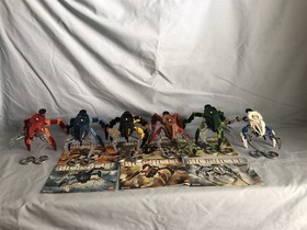 LEGO VINTAGE Visorak 8742 8743 8744 8745 8746 8747 BIONICLE 100% complete books