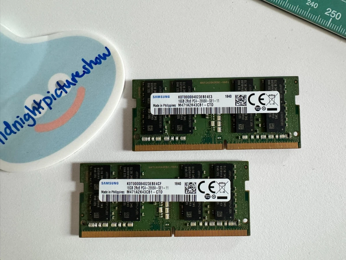 Samsung DDR4 SDRAM 16 GB Capacity per Module Memory (RAM) for sale