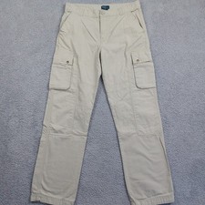 VTG Polo Ralph Lauren Kids Classic Fit Utility Ripstop Cargo Pants Size 20