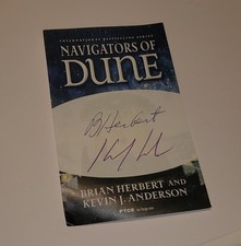 Kevin J Anderson Brian Herbert Stephen Youll Navigators Of Dune Signed Bookplate