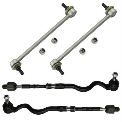 2 Tie Rod & 2 Coupling Rod Front Axle for BMW 3 3 Series E46 Front Left Right