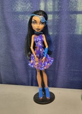 Monster High Doll Rebecca Steam Doll in confezione moda deluxe vestito blu