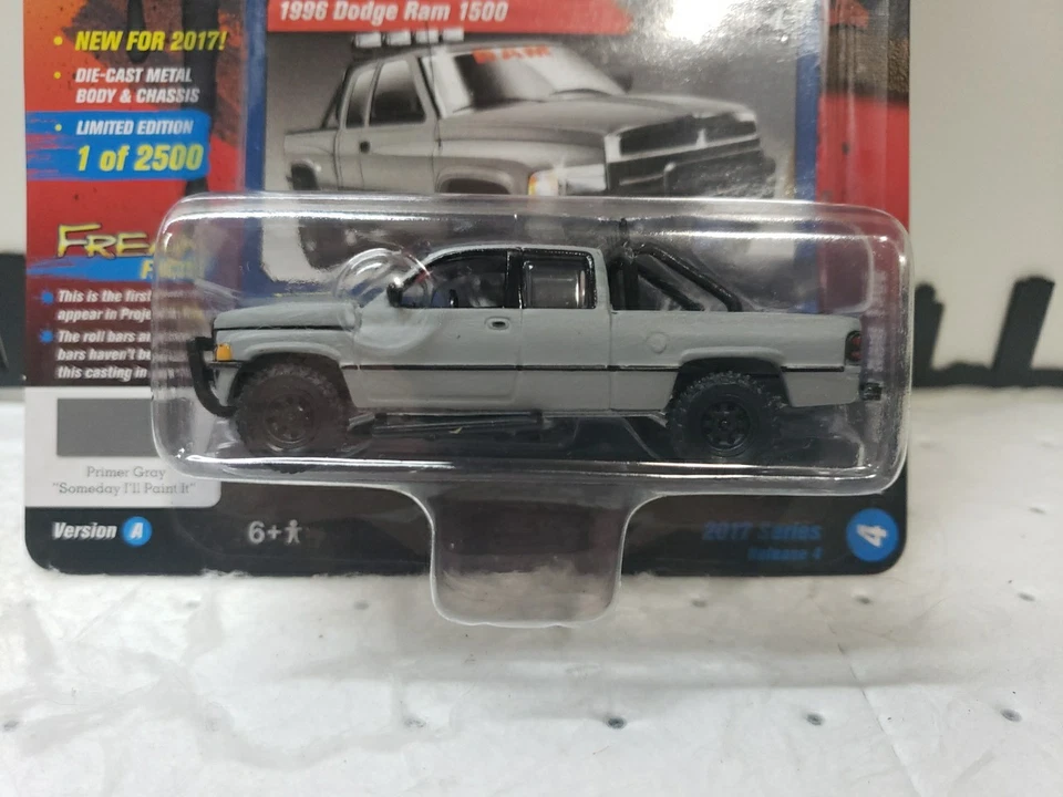 Johnny Lightning 1996 Dodge Ram 1500 Project In Progress In Primer 1 Of 2500 - Image 2 of 3