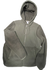 Duluth Trading Co. Women  s Hooded, Fleece Jacket RN106803 L Olive , Pockets