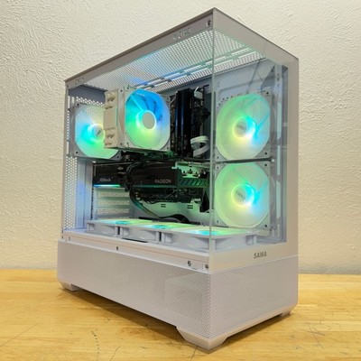 RGB Gaming PC, AMD Ryzen 5 9600X, 32gb DDR5, 1TB SSD, Win 11, You Choose GPU