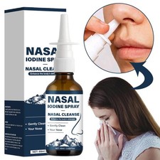 Iodine Nasal Spray - 3X Strength Nasal Iodine Solution for Nasal Cleansing US