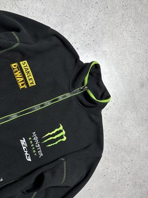 Monster Energy Full Zip Fleece Jacket Tech 3 Black Size L | eBay