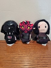 Star Wars Itty Bittys Hallmark Set 3 Darth Maul, Darth Vader Kylo Ren Plush Toy