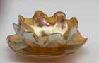 LCT Tiffany Studios Favrile Iridescent Art Nouveau Glass Signed Bowl Underplate