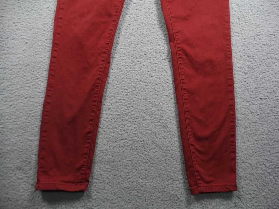 Pantalones de mezclilla Judy Blue para mujer talla 13/31 rojos ajustados tiro alto elásticos cómodos Foto 2 de 4