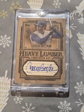 2025 Topps - Carlos Beltran Heavy Lumber Auto Autograph HLARU-CB Hall of Famer 