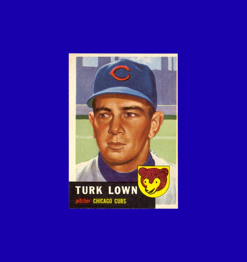 1953 Topps Turk Lown #130 - Chicago Cubs - NM-MT