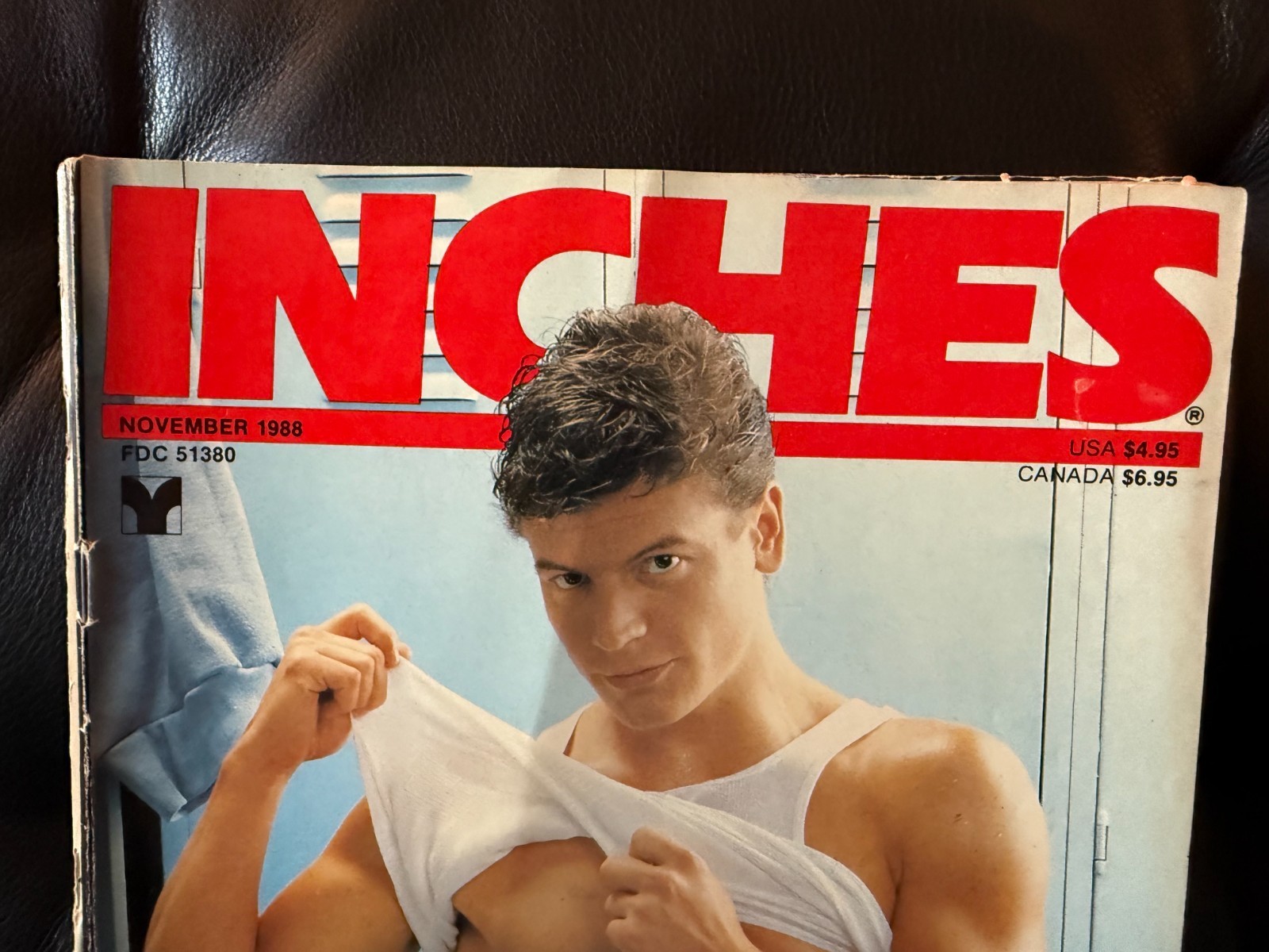 Inches Magazine 11/88 vintage gay interest male pinups Doug Niles
