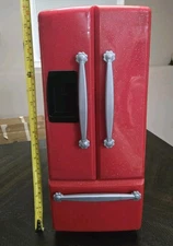 Our Generation Doll RED Gourmet Kitchen 18" Refrigerator 