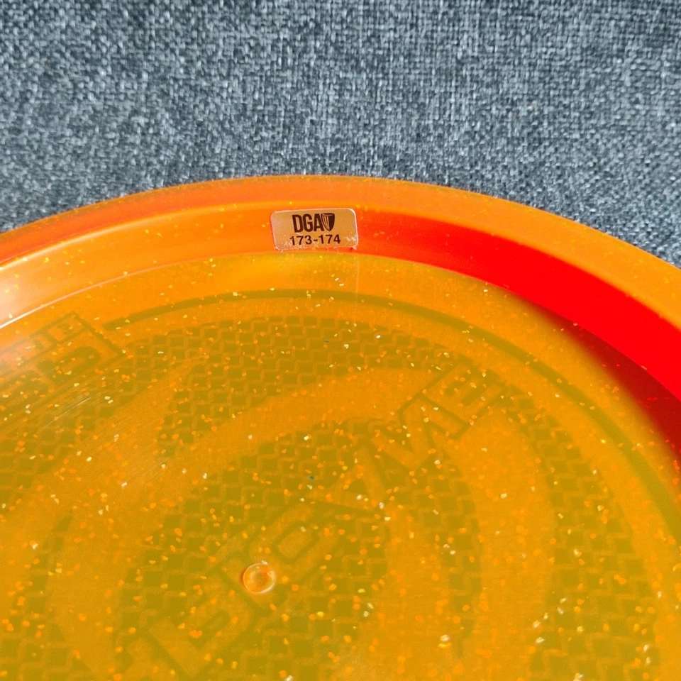 DGA SP Hurricane Distance Driver Orange 173-174g Metal Flake Sparkle - Image 4 of 4