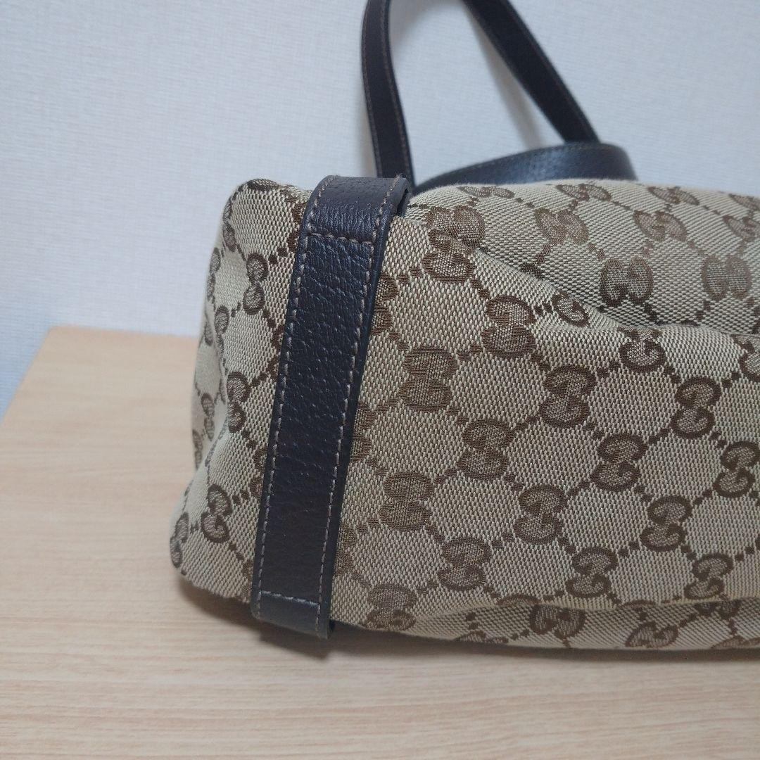 Gucci Beige Canvas Tote Bag with Storage Bag Excellent Condition thumbnail 13