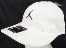 NEW Nike FN4675-100 Jordan Dri-Fit Club White Unstructured Cap Hat Adult M/L