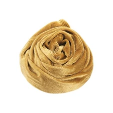 4.9ft Hook and Loop Fastener Chandelier Chain Cord Cover, Gold