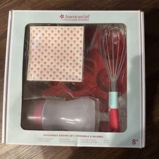 American Girl Williams Sonoma Doughnut Baking Set New In box French Kitchen