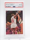 MICHAEL JORDAN 1995-96 FLEER TOTAL O CHICAGO BULLS NO. 2 PSA 8 Q0902