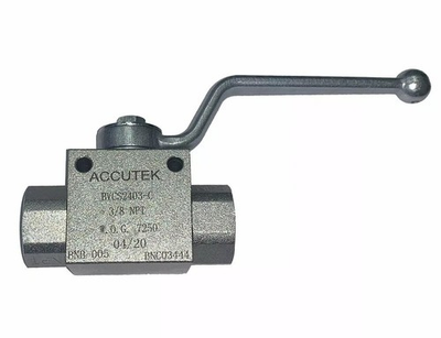 #ad Accutek 3 8 FPT 3 Piece Steel High Pressure Full Port Ball Valve 7250 WOG $24.00