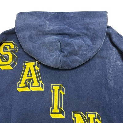 Saint Mxxxxxx Angel of Death Pullover Hoodie Navy | Saint Michael 