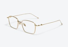 Gentle Monster Aba 031 Sunglasses Gold/Clear With Case New